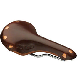 Brooks Brooks Swift Saddle - Antique Brown - Chrome Rails