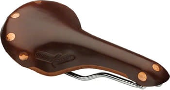 Brooks Brooks Swift Saddle - Antique Brown - Chrome Rails