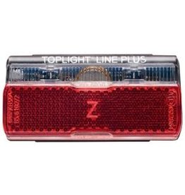 B&M Busch & Muller BRAKE TEC PULSATING Toplight Line Brake Plus Dynamo Taillight (50mm Only Rack Mount)