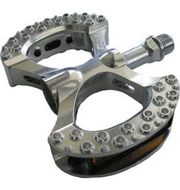 MKS MKS Lambda Platform Pedals, 9/16", Silver