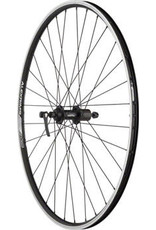 Quality Wheels Quality Wheels Value Double Wall Series Rear Wheel - 700, QR x 130mm, Rim Brake, HG 10, Black, Clincher, 32H