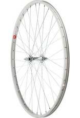 STA-TRU Sta-Tru Single Wall Front Wheel - 26", 1 3/8" (590) x 100mm, Rim Brake, Silver, Clincher