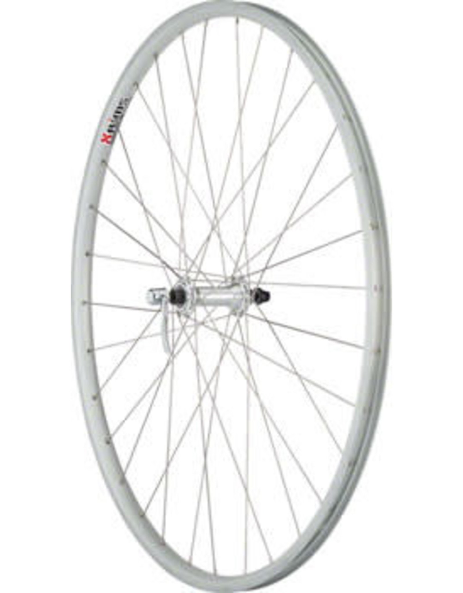 Quality Wheels Quality Wheels Value Single Wall Series Front Wheel - 27", QR x 100mm, Rim Brake, Silver, Clincher