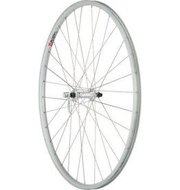 Quality Wheels Quality Wheels Value Single Wall Series Front Wheel - 27", QR x 100mm, Rim Brake, Silver, Clincher