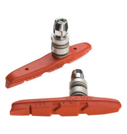 Kool-Stop Kool-Stop Thinline Brake Shoe Threaded Post for Linear Pull Salmon