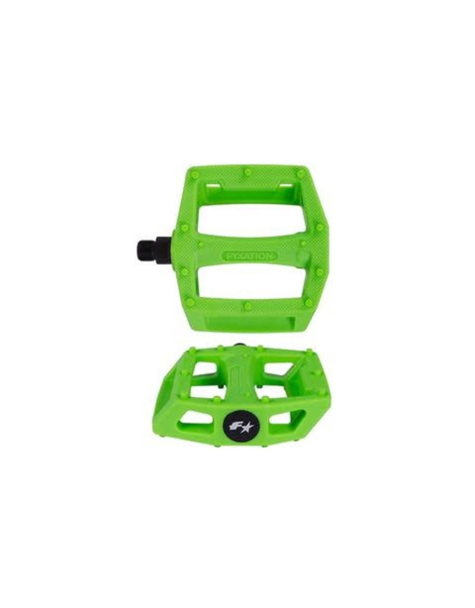 Fyxation Fyxation Gates Pedals & Straps Kit - Platform, Plastic, 9/16",