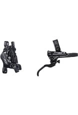 Shimano Shimano Deore XT BL-M8100/BR-M8120 Disc Brake and Lever - Rear, Hydraulic, Post Mount, 4-Piston, Finned Metal Pads, Black