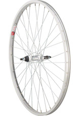 STA-TRU Sta-Tru Single Wall Rear Wheel - 26 by 1- 3/8 x 135mm, Rim Brake, Freewheel, Silver, Clincher