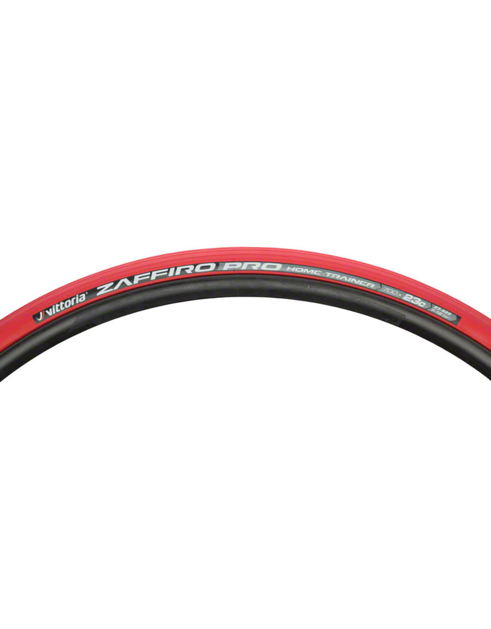 Vittoria Vittoria Zaffiro Pro Home Trainer Tire: Folding Clincher, 700x23, Red