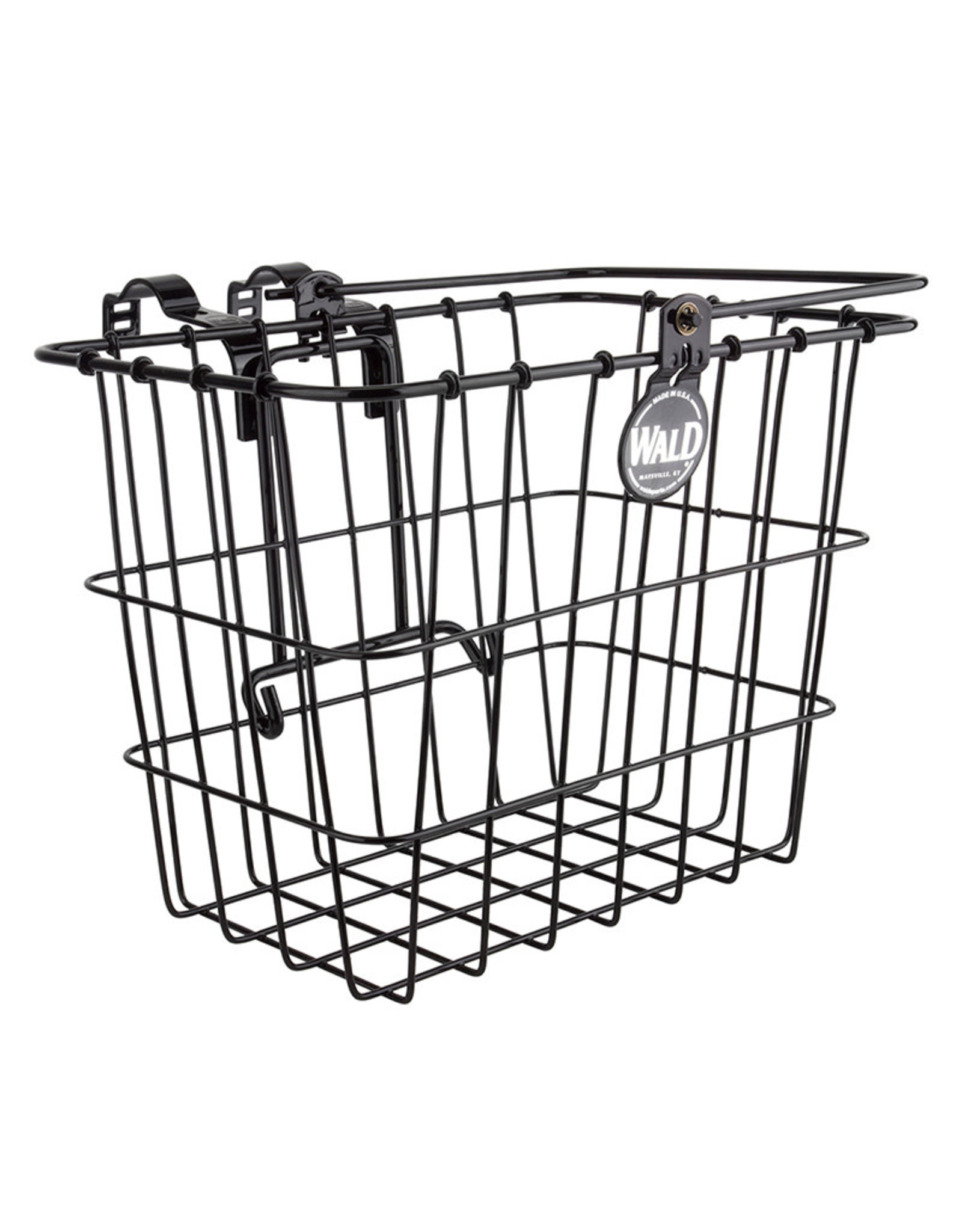WALD Wald 3114 Front Quick Release Basket w/ Bolt-On Mount 11x8x9" Black