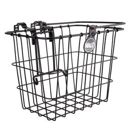 WALD Wald 3114 Front Quick Release Basket w/ Bolt-On Mount 11x8x9" Black