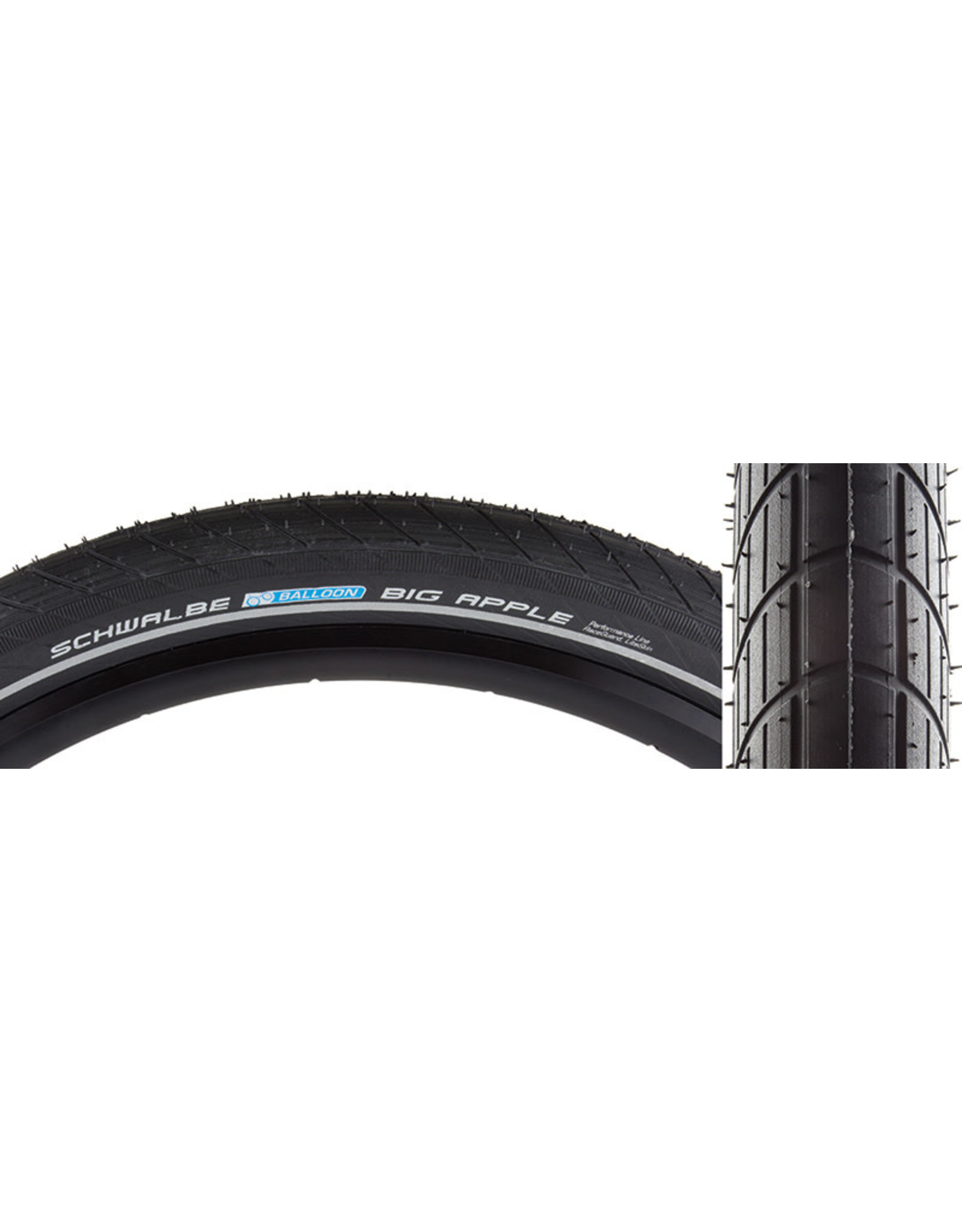 Schwalbe Big Apple Tire 29 x 2.35, Clincher, Wire, Performance Line - Cycles