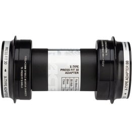 RaceFace RaceFace EXI PF30 Bottom Bracket: 46mm ID x 73mm Shell x 24mm Spindle (Works w/ Hollowtech)