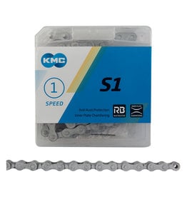 KMC KMC S1 RB Rustbuster Chain Single Speed 1/2" x 1/8" 112 Links Silver