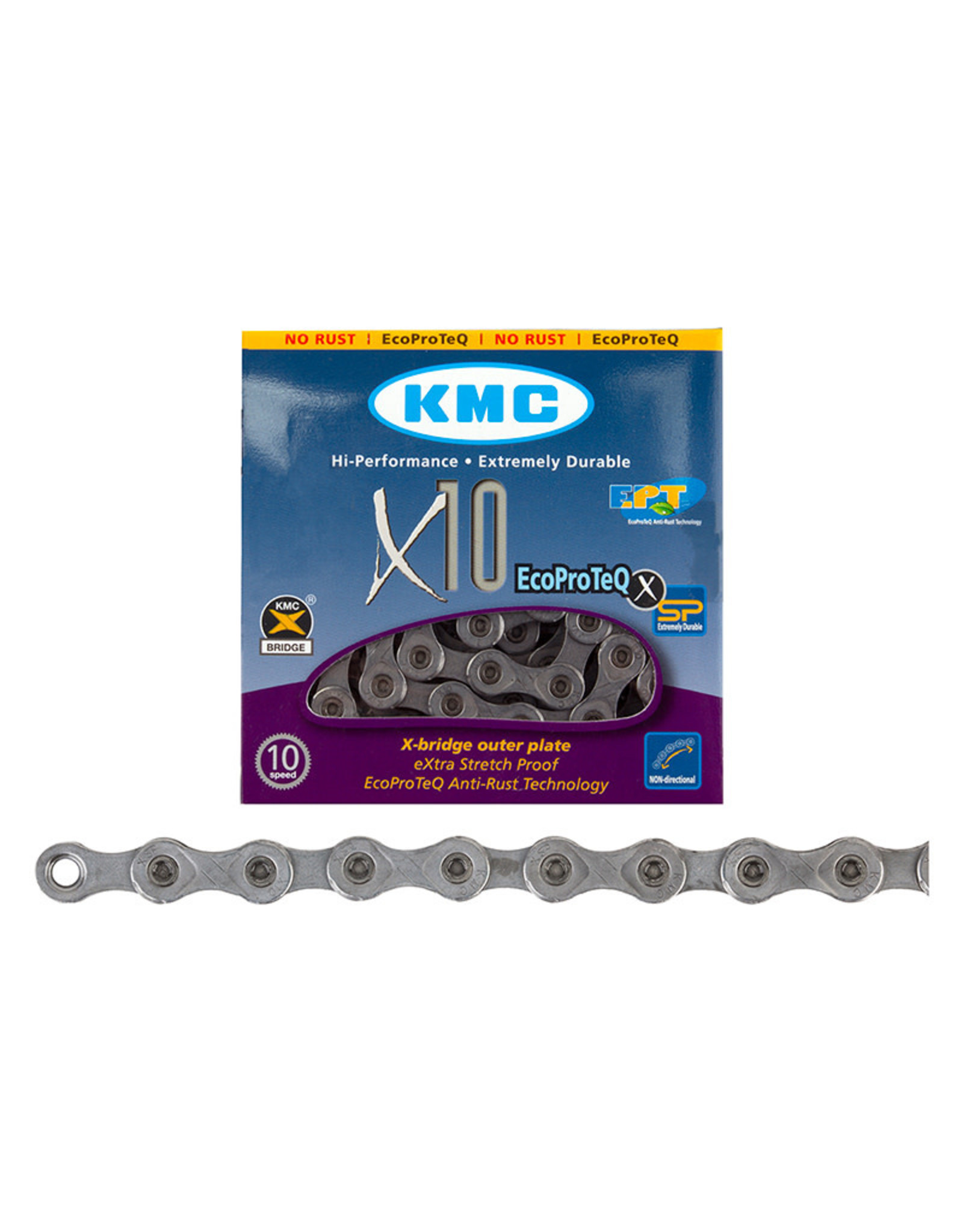 KMC KMC X10 EPT Chain 10s Gray 116L