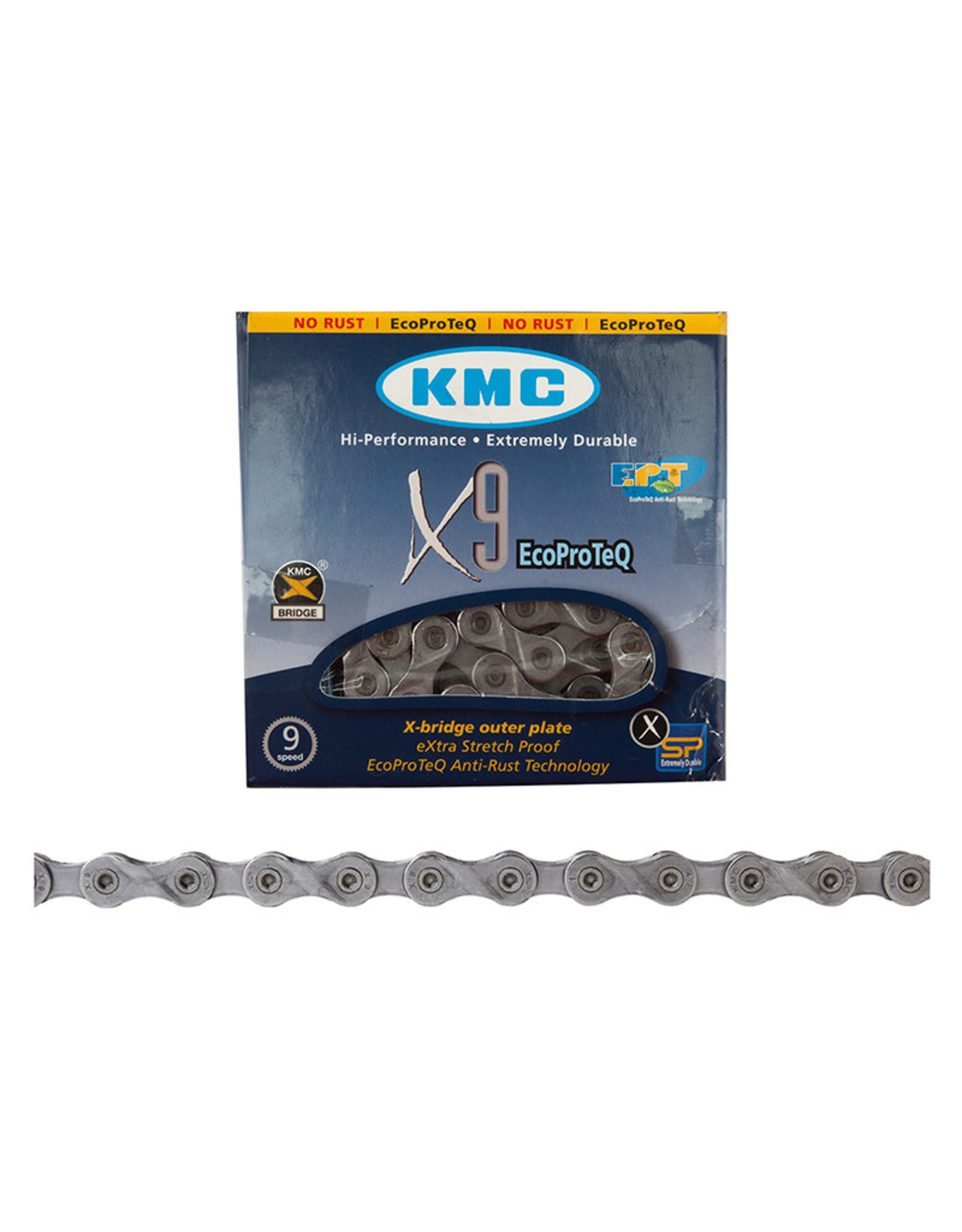KMC KMC X9 EPT Chain 9s Gray 116L