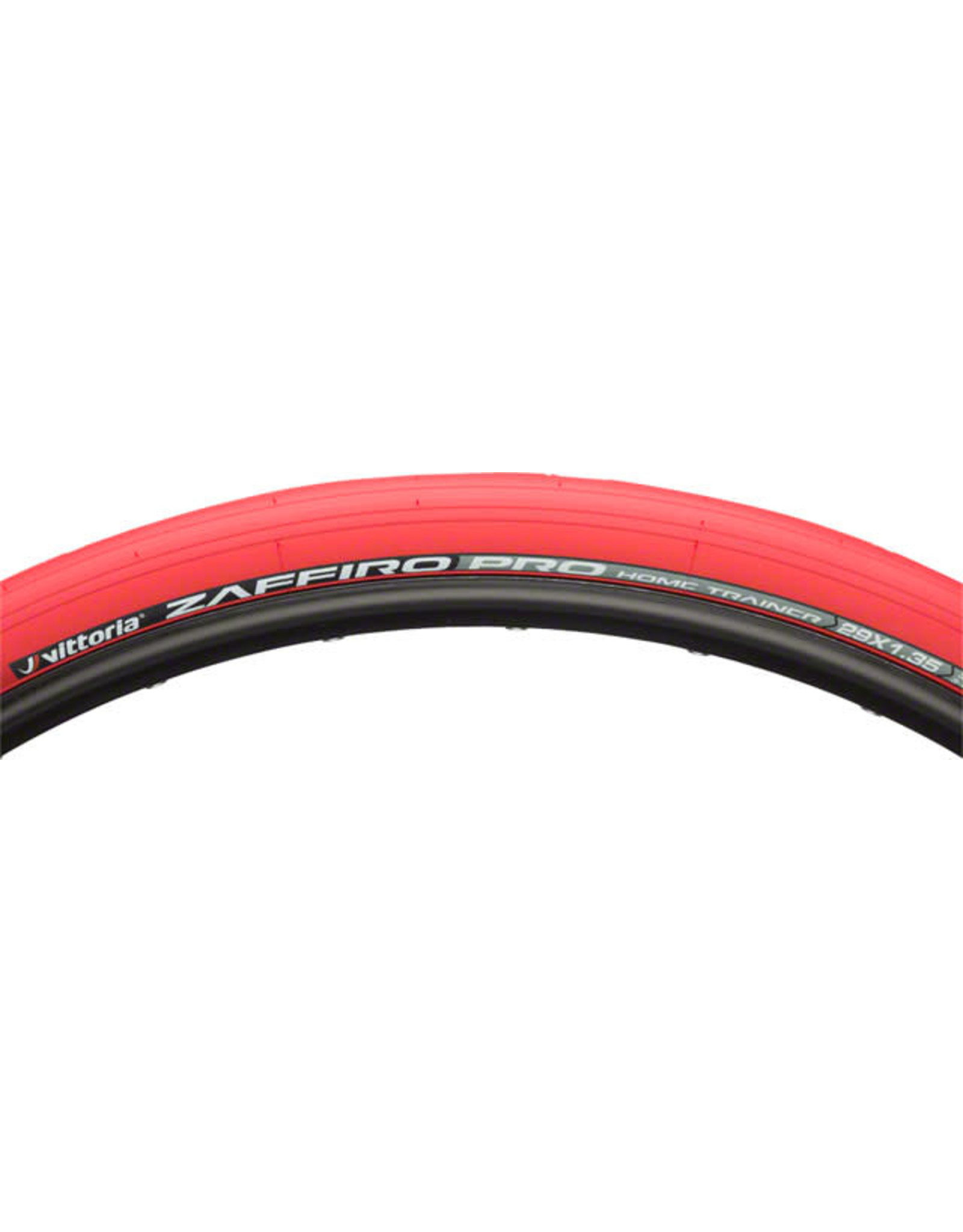 Vittoria Vittoria Zaffiro Pro Home Trainer Tire - 29 x 1.35, Clincher, Folding, Red, 1C