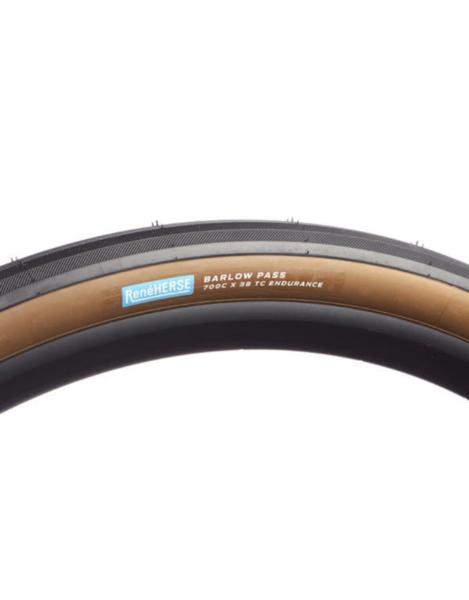 Rene Herse Rene Herse Barlow Pass 700C x 38 TC Tire - Endurance (Dark Tan)