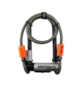 Kryptonite Kryptonite KryptoLok Mini U-Lock 3.25 x 7" Keyed w/ 4' Cable & Bracket