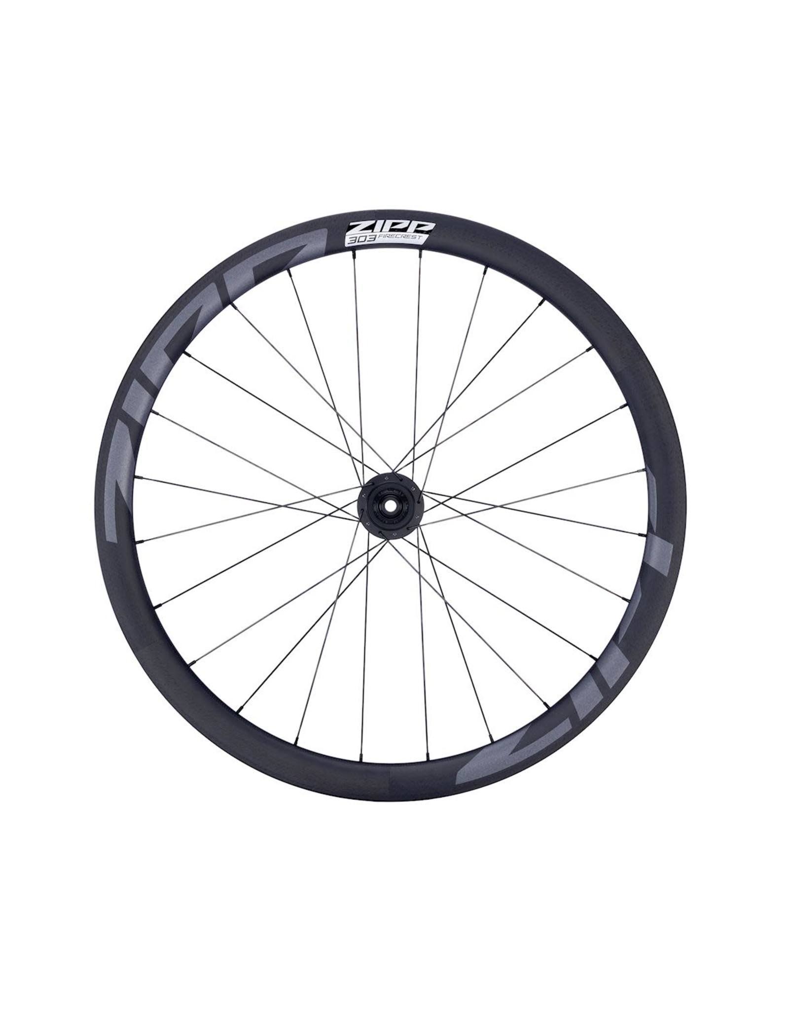 Zipp Speed Weaponry Zipp 303 Firecrest Front Wheel 700c 12 X 100mm, Center-Lock, Tubeless, Black, A1