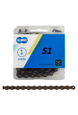 KMC KMC S1 Chain Single Speed 1/2" x 1/8" 112 Links Brown
