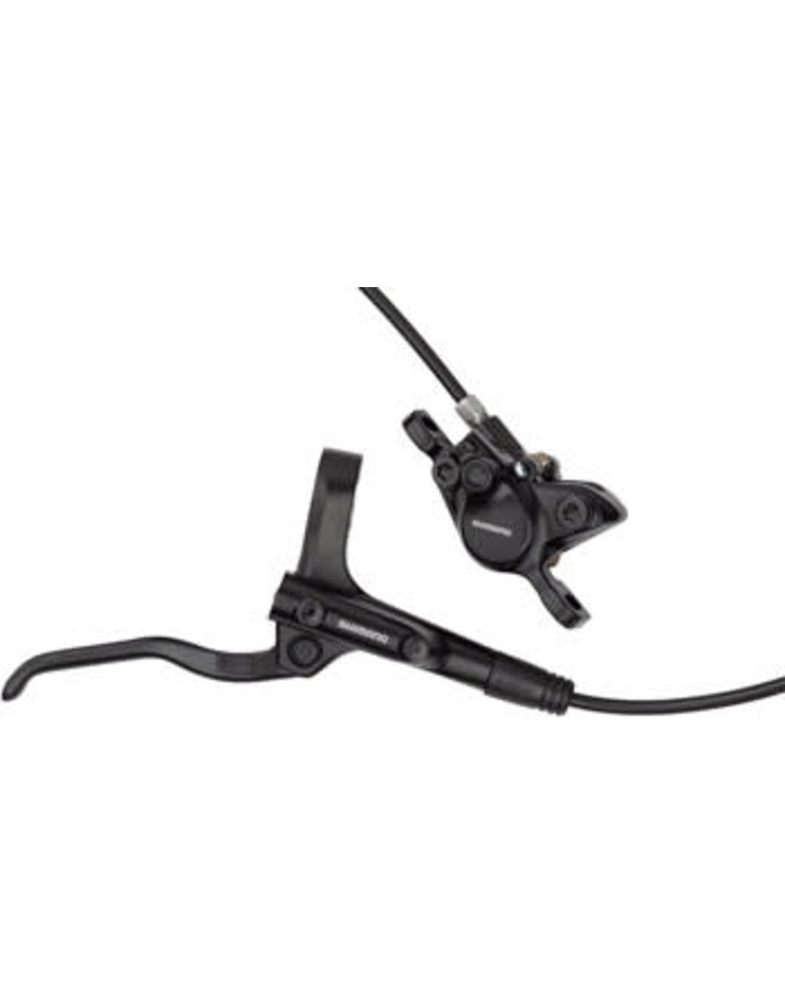 Shimano Shimano Alivio BL-MT200/BR-MT200 Disc Brake & Lever - Rear, Hydraulic, Post Mount, Resin Pads, Black