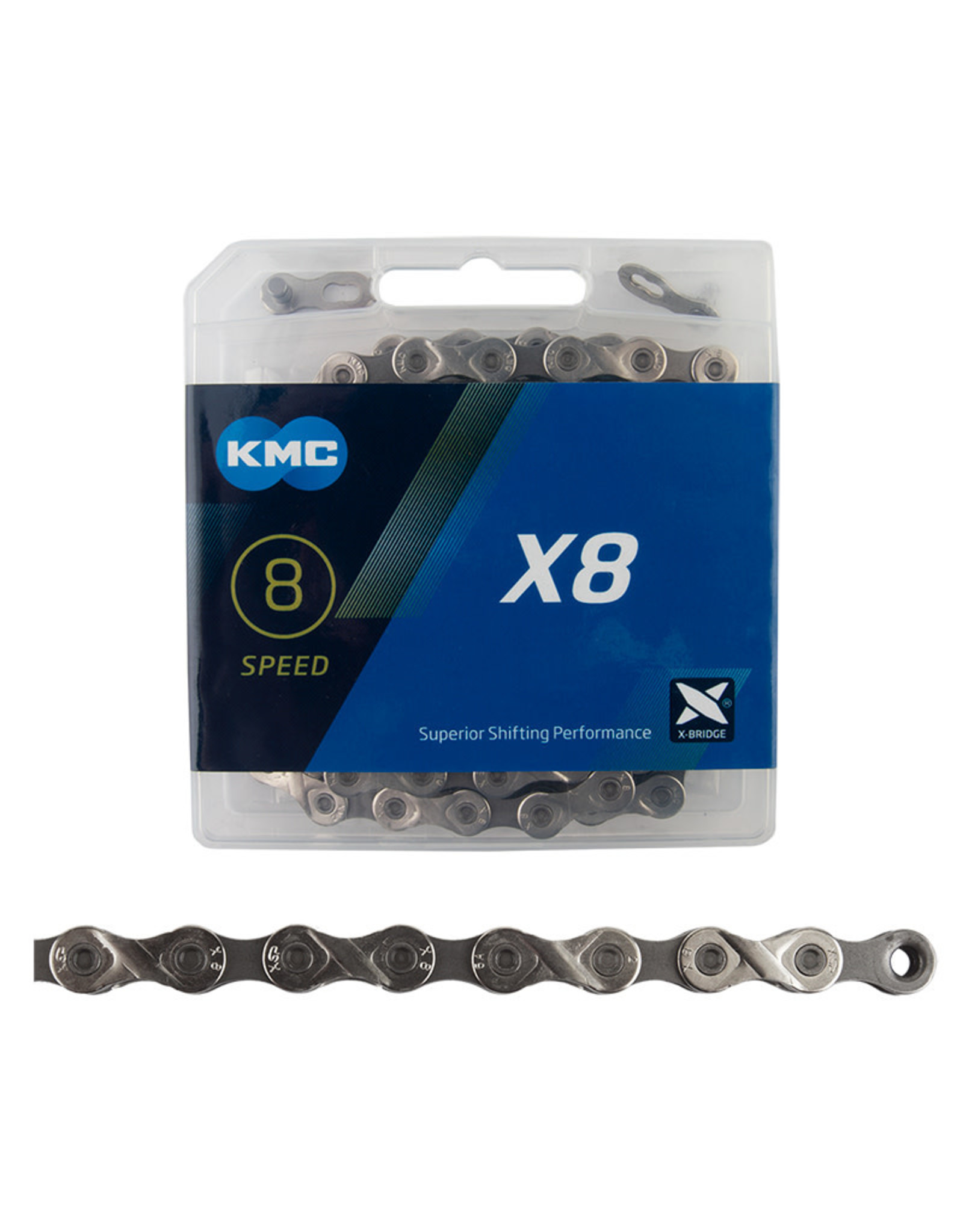 KMC KMC X8 Chain 8-Speed 116L Silver/Grey