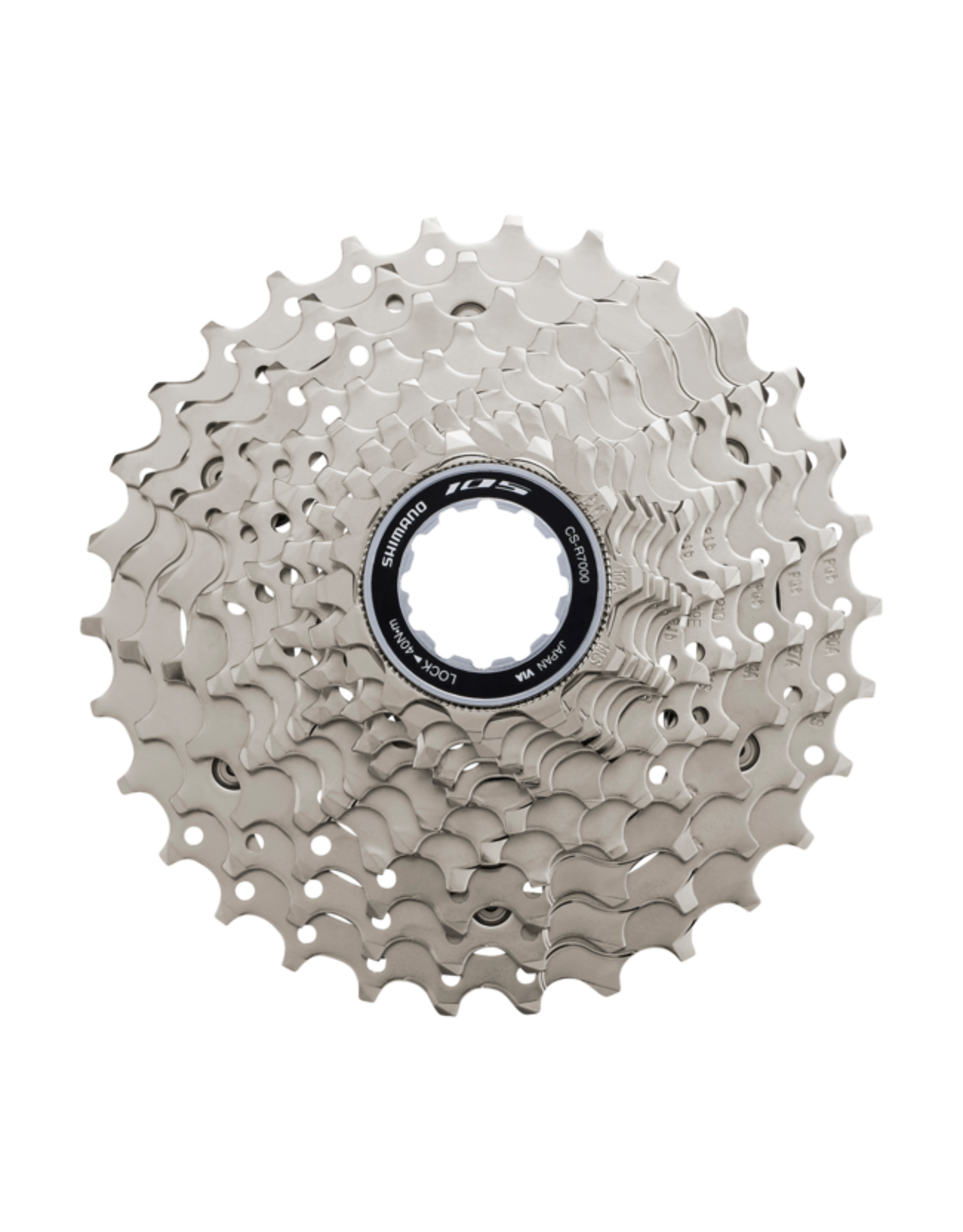 Shimano Shimano 105 CS-R7000 11-28t Cassette - 11 Speed, 11-28t, Silver