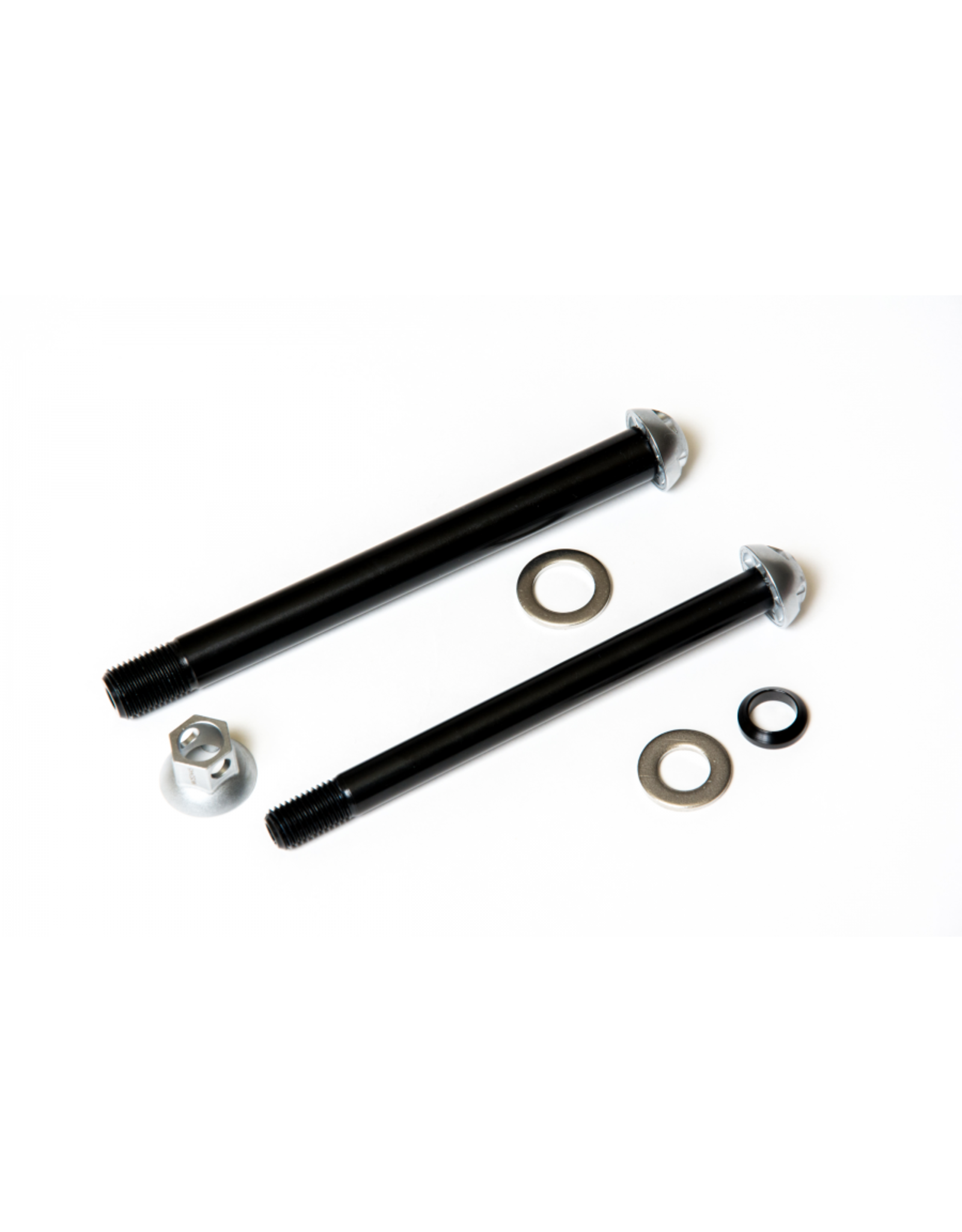 Pinhead Pinhead 2-Pack Lockset: Wheel Thru Axle Set M15x124x1.5 (F) M12x162x1.5 (R)