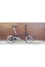 Brompton Brompton Folding Six Speed, Black, Fenders, Wide Saddle, Standard Gearing M6L/mBK/eBK/FCB/SADW/TYM/REV/STD