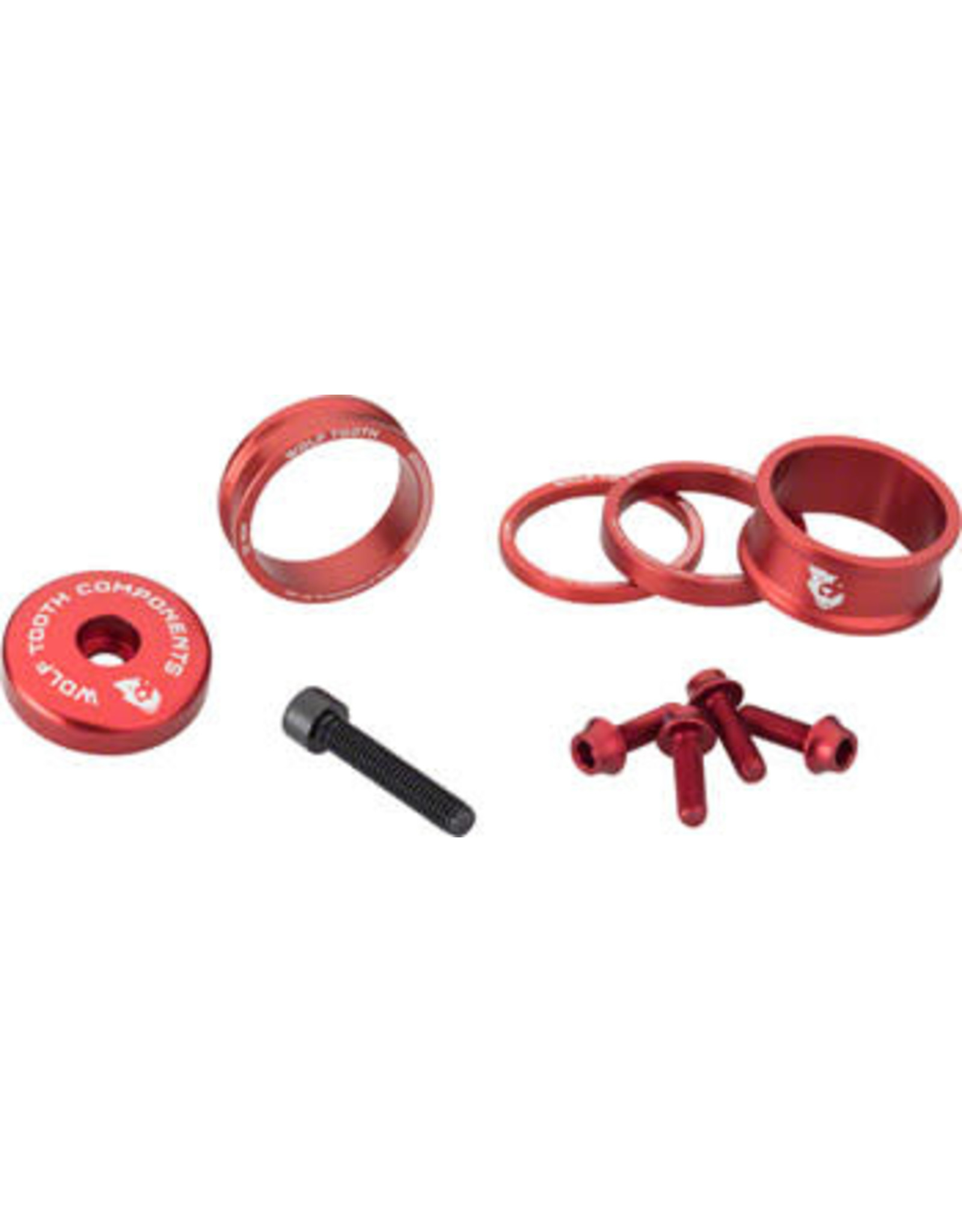 Wolf Tooth BlingKit: Headset Spacer Kit 3, 5,10, 15mm