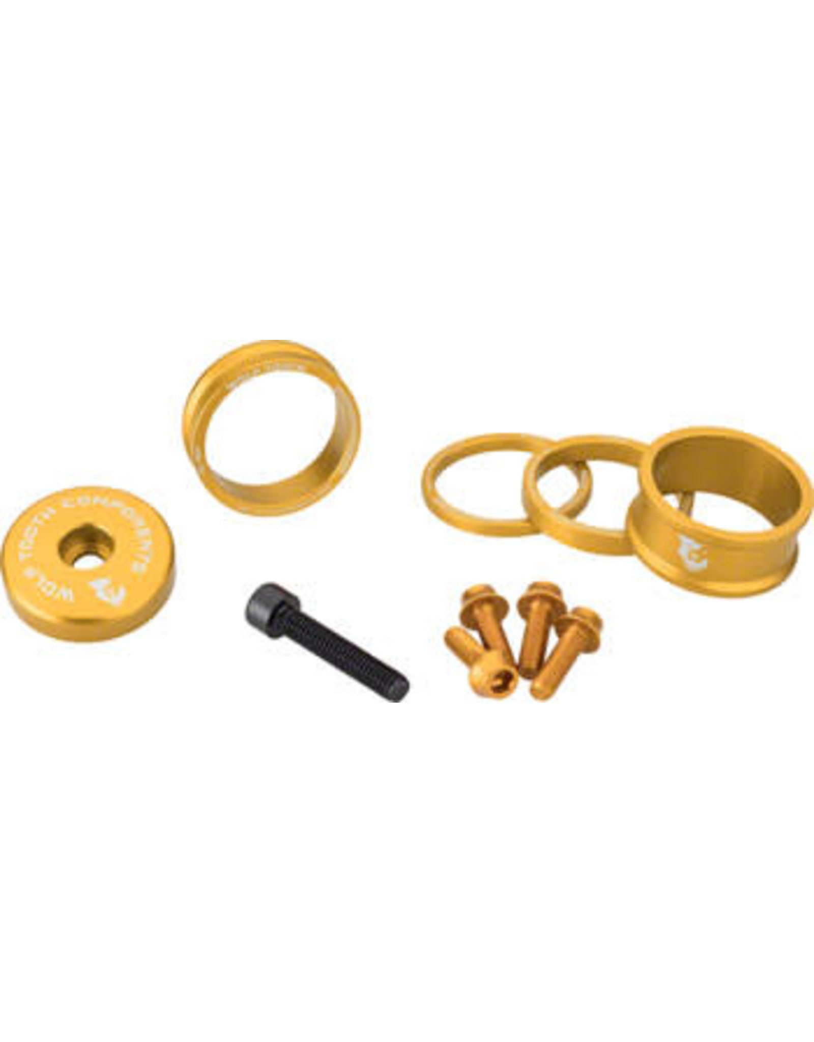 Wolf Tooth BlingKit: Headset Spacer Kit 3, 5,10, 15mm