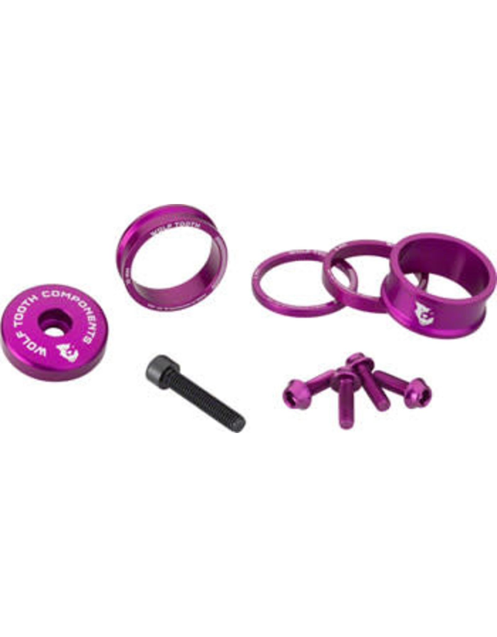 Wolf Tooth BlingKit: Headset Spacer Kit 3, 5,10, 15mm