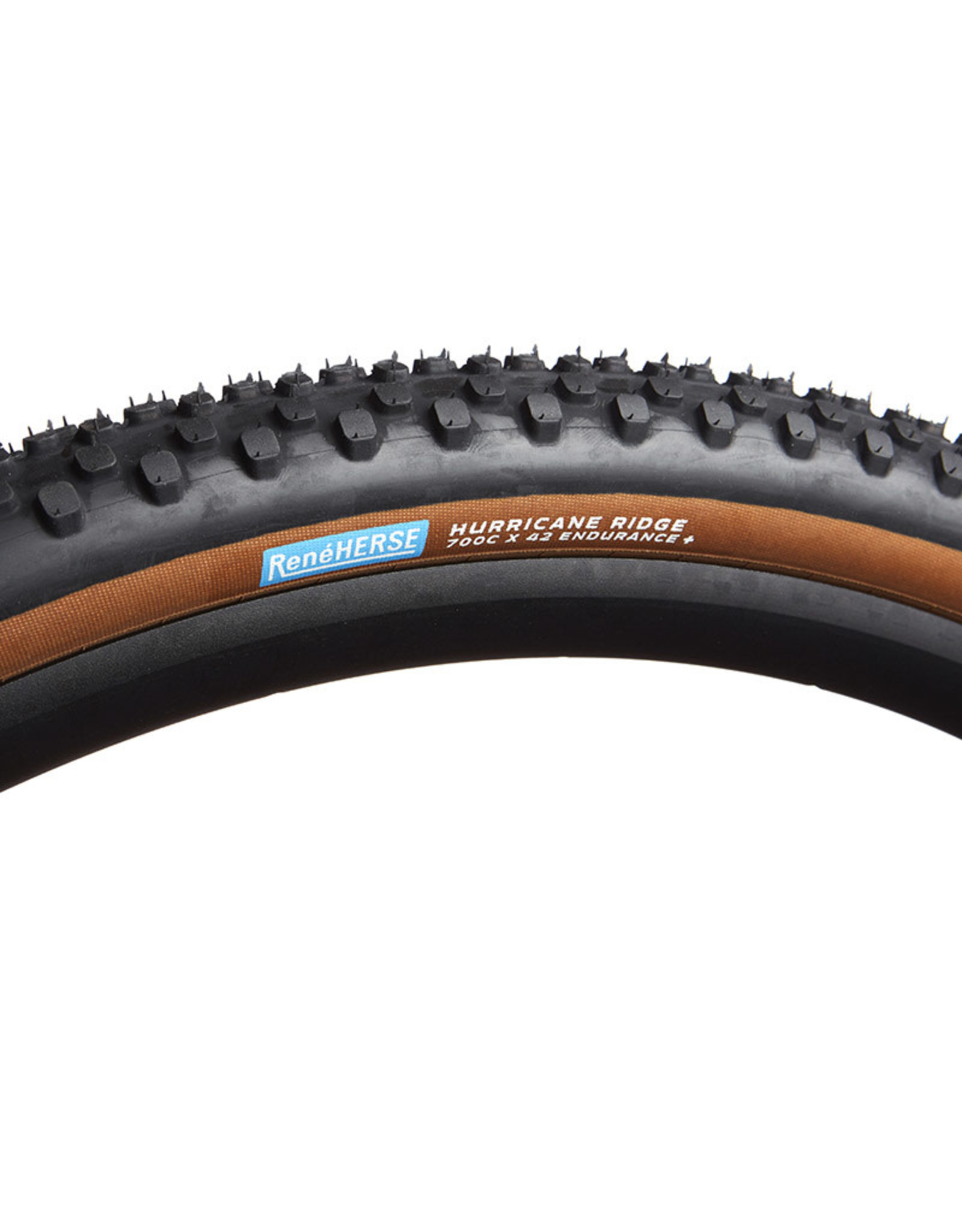 Rene Herse Rene Herse Tire 700 x 42 Hurricane Ridge Endurance Plus Casing Dark Tan