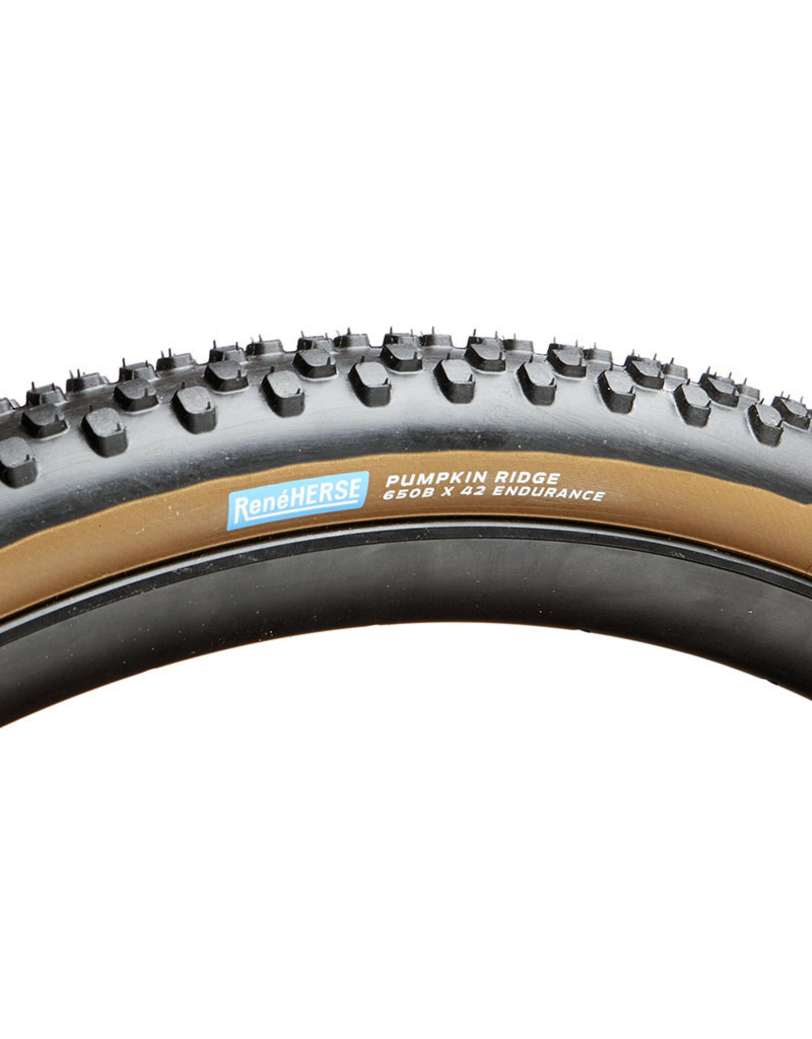 Rene Herse Rene Herse Tire 650b  x 42 Pumpkin Ridge TC Endurance Casing Dark Tan