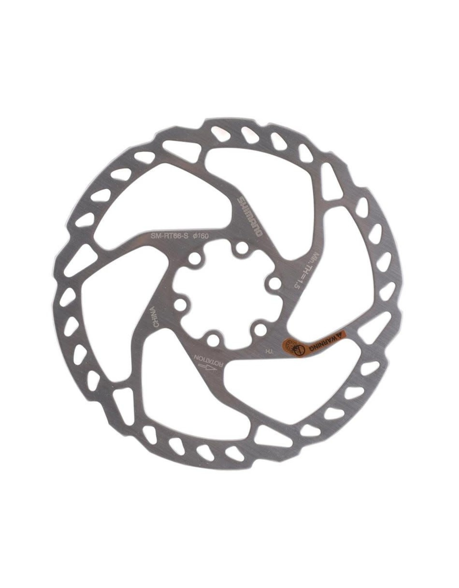 Shimano retired SKU, see other rt-66 Shimano SM-RT66 Disc Rotor 160mm, 6-Bolt