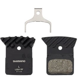 Shimano Shimano L05A-RF Disc Brake Pad w/ Spring Resin Finned Alloy, Pair