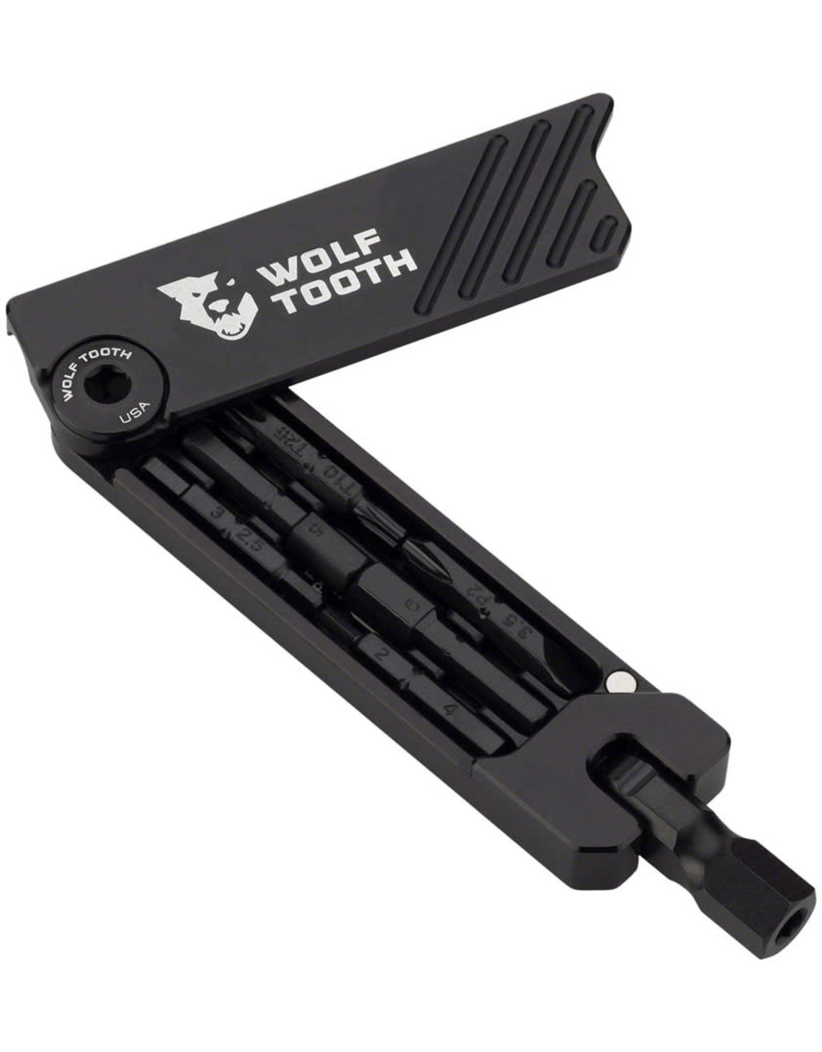 Wolf Tooth Components Wolf Tooth 6-Bit Hex Wrench Multi-Tool Black Bolt