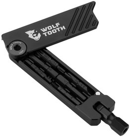 Wolf Tooth Components Wolf Tooth 6-Bit Hex Wrench Multi-Tool Gunmetal Gray Bolt