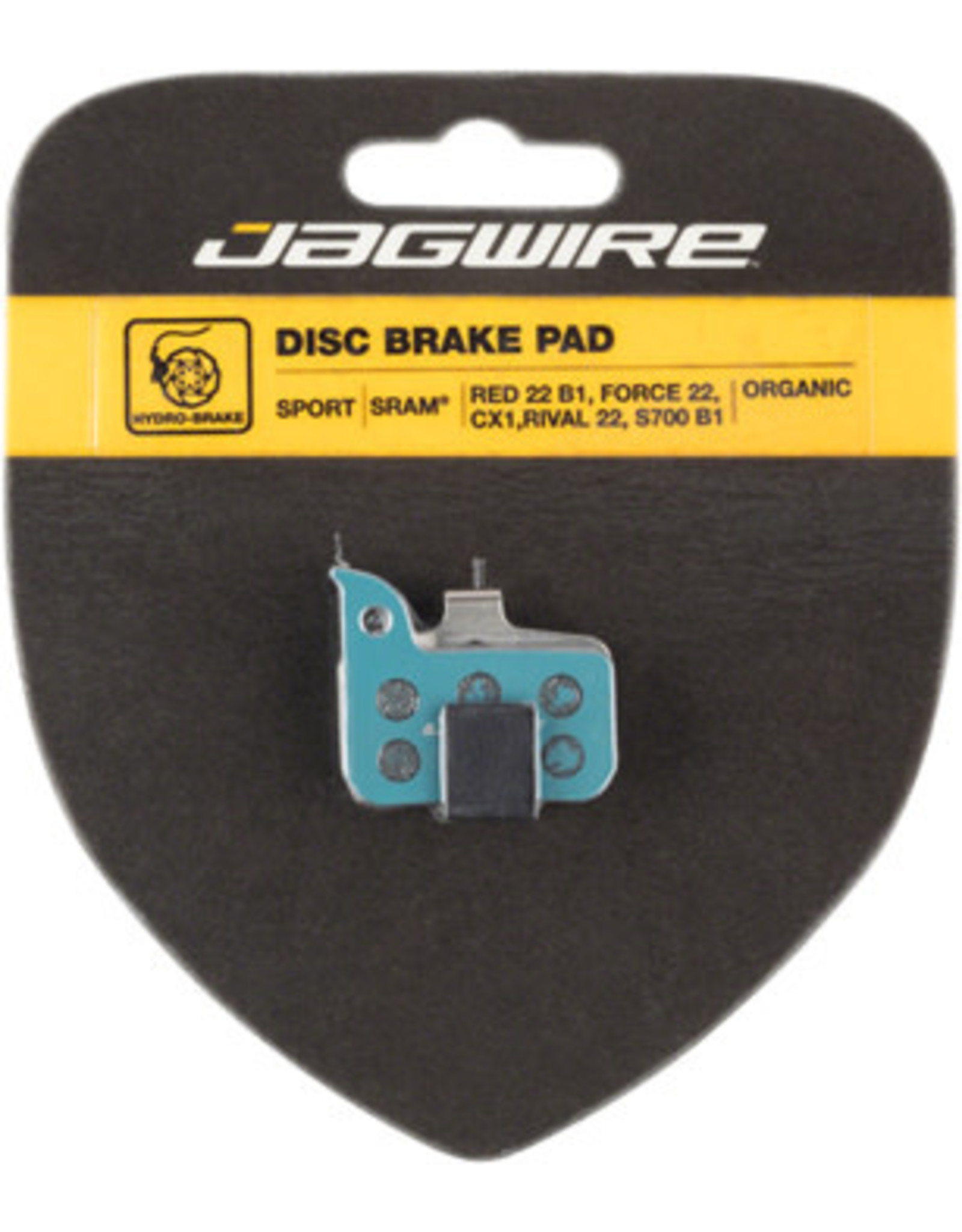 JAGWIRE Jagwire Sport Organic Disc Brake Pads for SRAM Red 22 B1, Force 22, CX1, Rival 22, S700 B1, Level Ultimate