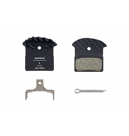 Shimano Shimano J03A Resin Disc Brake Pad - Resin, Finned, Fits XTR BR-M9000, XT BR-M8100/BR-M8000,Shimano SLX BR-M7100, Deore BR-M6000, and BR-RS785