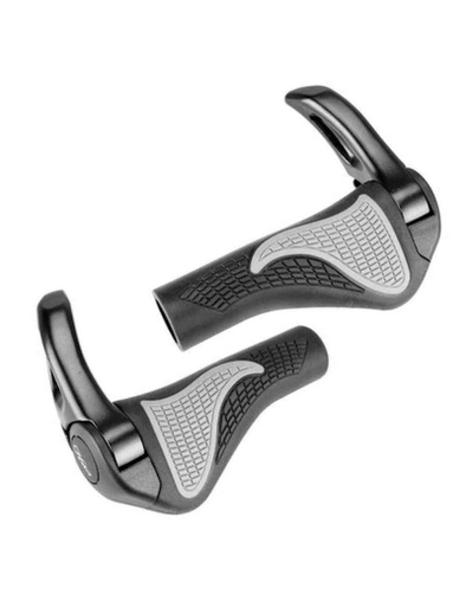 HAFNY HF101 ERGONOMIC TRP GRIPS W/ALLOY BAREND CLAMPS BLK
