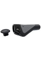 HAFNY HAFNY ERGONOMIC TPR HANDLEBAR GRIPS W/ALLOY CLAMP BLACK