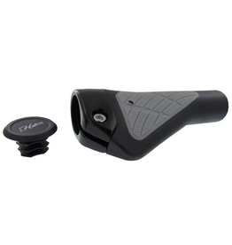 HAFNY HAFNY ERGONOMIC TPR HANDLEBAR GRIPS W/ALLOY CLAMP BLACK