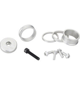Wolf Tooth Components Wolf Tooth BlingKit: Headset Spacer Kit 3 5 10 15mm Silver