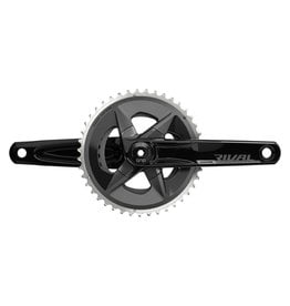 SRAM SRAM Rival AXS Crankset - 172.5mm, 12-Speed, 48/35t, 107 BCD, DUB Spindle Interface, Black, D1