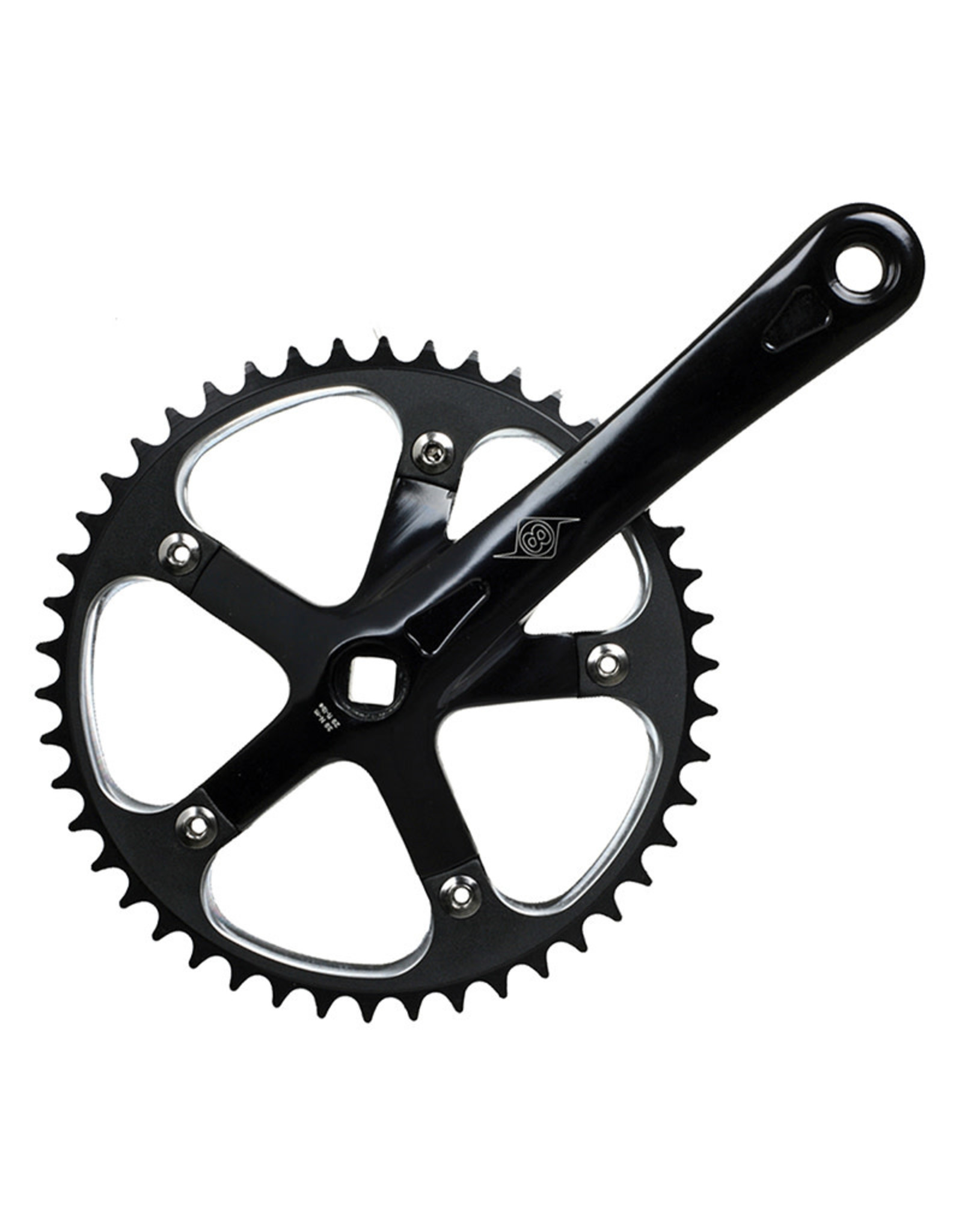 Origin-8 Origin-8 Track Crankset 165 x 46T 1/8" Square Black