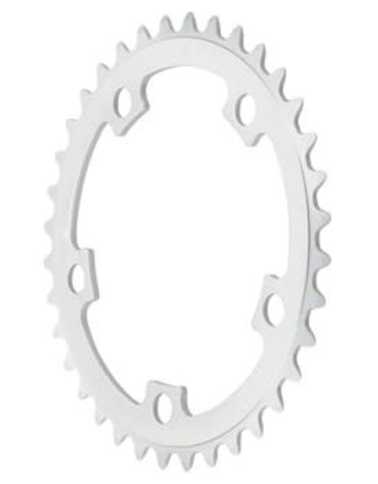 SUGINO Sugino 36t x 110mm 5-Bolt Mountain Middle Chainring Silver (No Ramps or Pins)