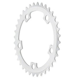 SUGINO Sugino 36t x 110mm 5-Bolt Mountain Middle Chainring Silver (No Ramps or Pins)
