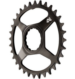 RaceFace RaceFace Narrow Wide Chainring: Direct Mount CINCH, 32t, Steel, Black